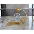 78ml Glass Perfume Atomizer with Gold Tassel and Funnel