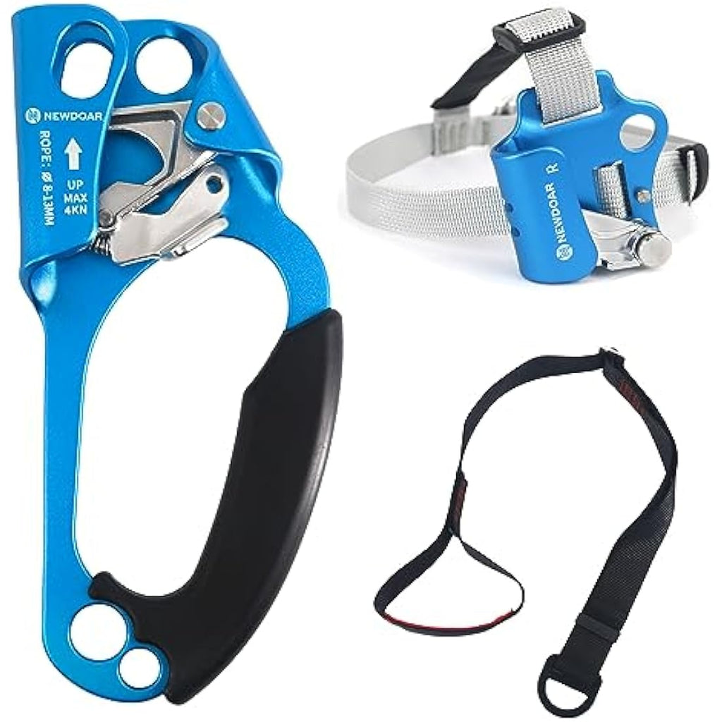 NewDoar Hand Ascender | UIAA Certified Rock Climbing Rope Clamp 8-13mm