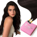 YoungSee 18" Nano Ring Hair Extensions | Dark Brown Real Human Hair 50g