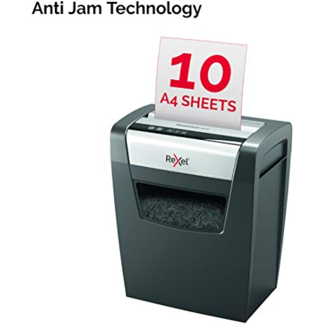 Rexel Momentum X410 Cross Cut Paper Shredder | 10 Sheet, 23L Bin