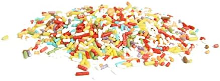 Sephra Rainbow Sprinkles – 1kg Multicoloured Sugar Strands for Baking