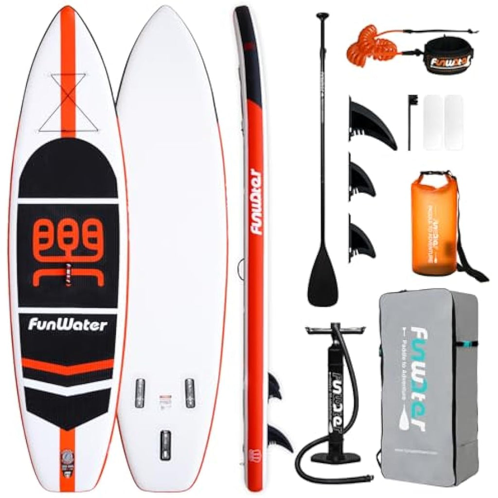 FunWater Inflatable Stand Up Paddle Board – Ultra-Light 11' ISUP Kit