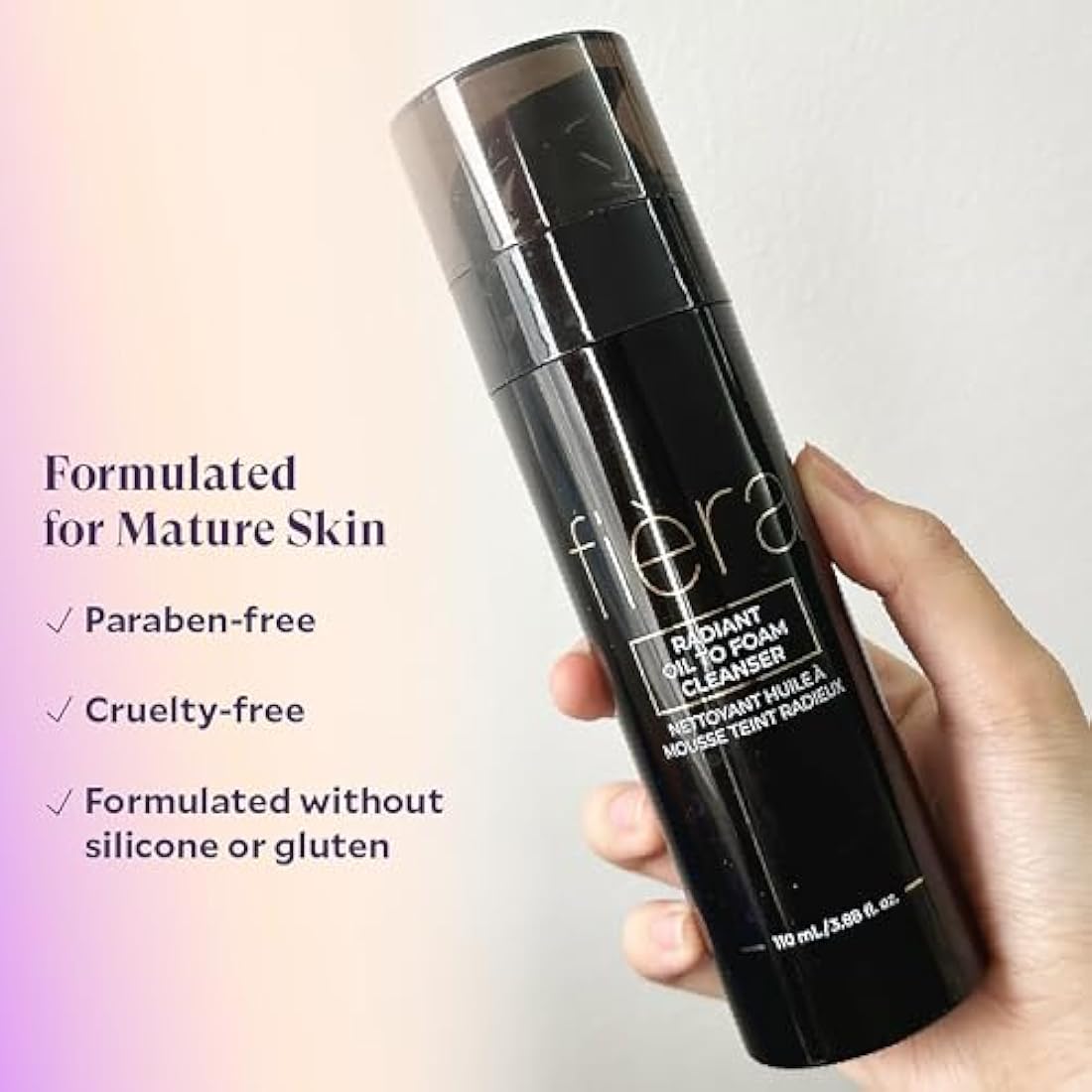 Fièra Oil to Foam Facial Cleanser – Truffle Oil & Glycerin – 110ml