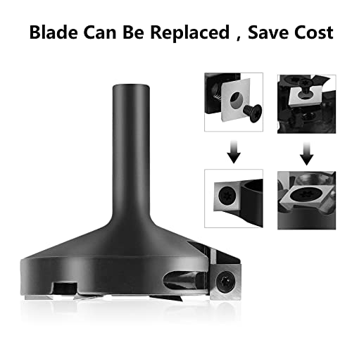 SpeTool Spoilboard Surfacing Router Bit | 1/2" Shank 3" CNC Flattening