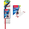 Vileda 1-2 Spray Mop | Microfibre Flat Floor Mop with Extra Refill Head