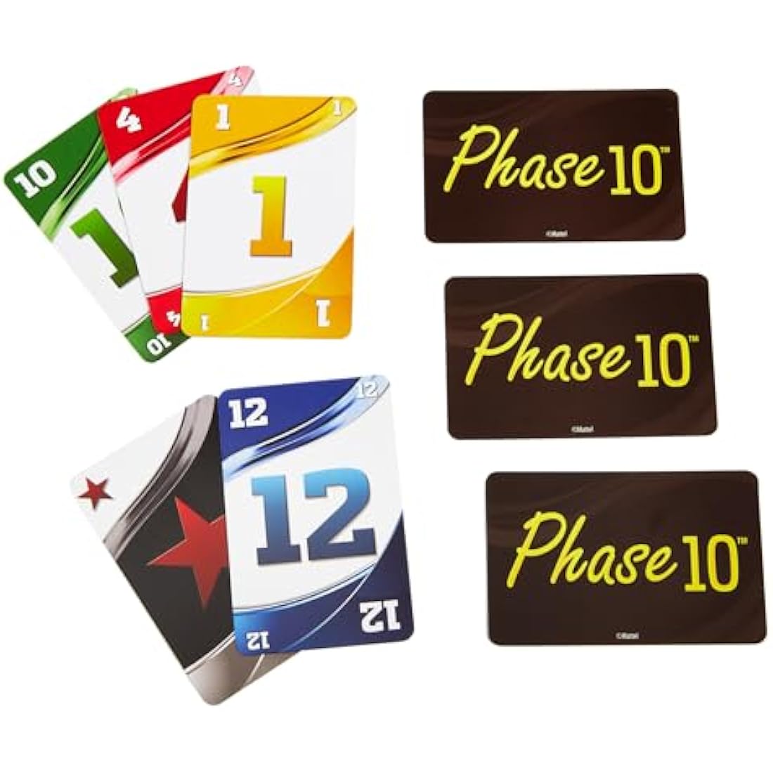 Mattel Games Phase 10 Card Game | Rummy-Style Strategy Game, 110 Cards