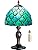 Jolof Store Tiffany Style Stained Glass Table Lamp – Green Pearl