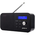 Groov-e Venice DAB/FM Digital Radio | Bluetooth & Alarm Clock - Black