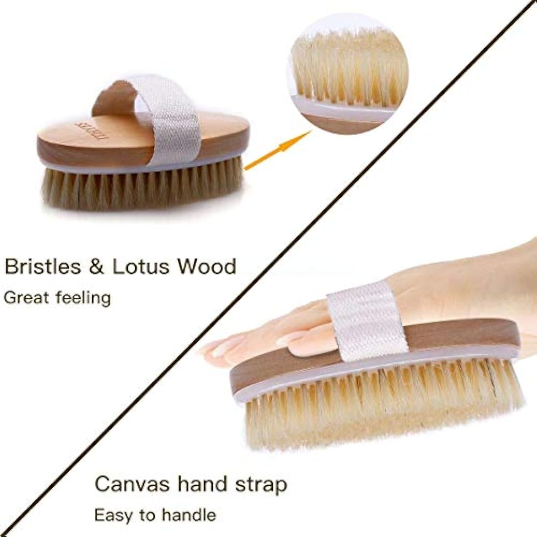 Jolof Store Scalp Massager & Body Brush Set | Silicone & Natural Bristle