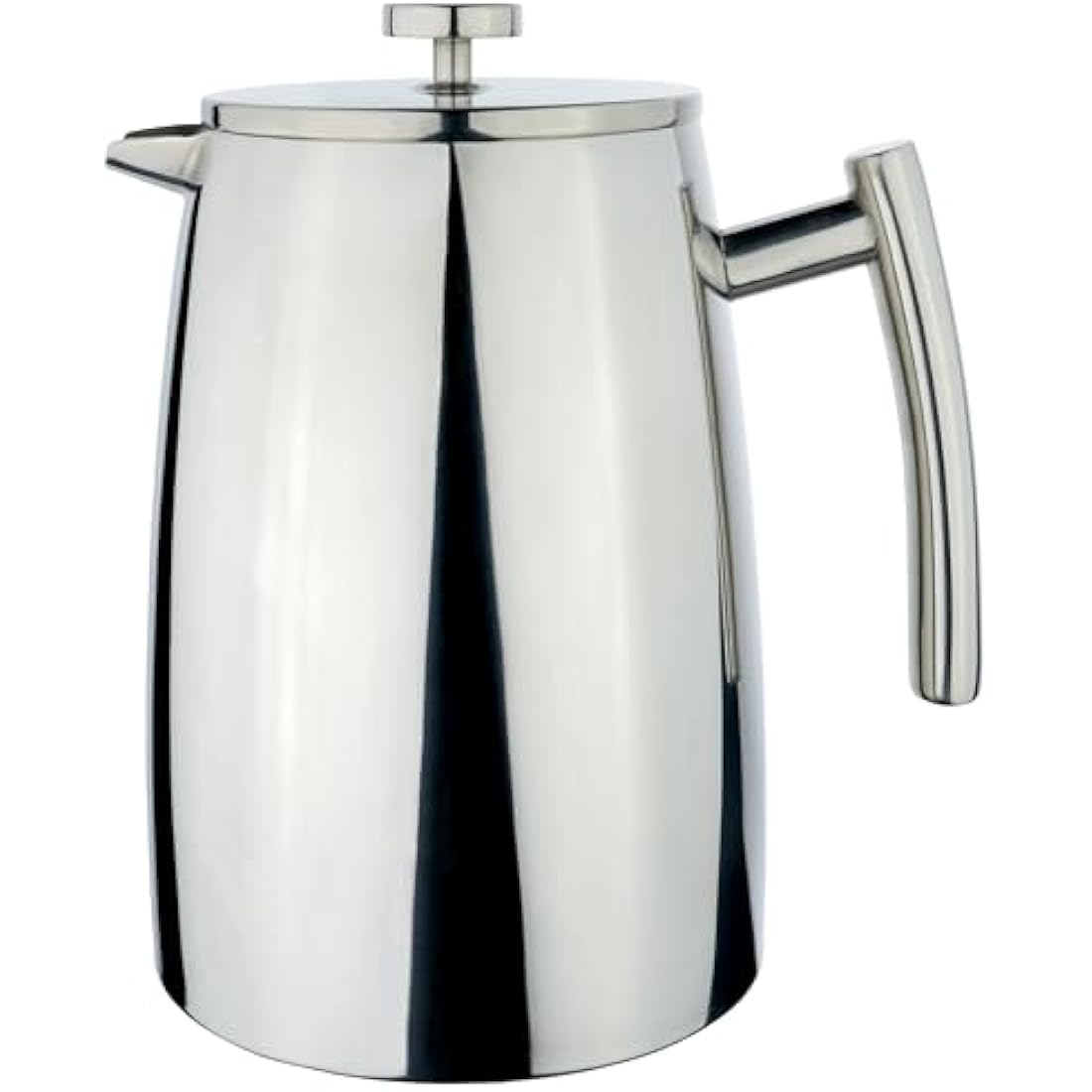 Café Stal Belmont Double Walled French Press - 16 Cup Stainless Steel