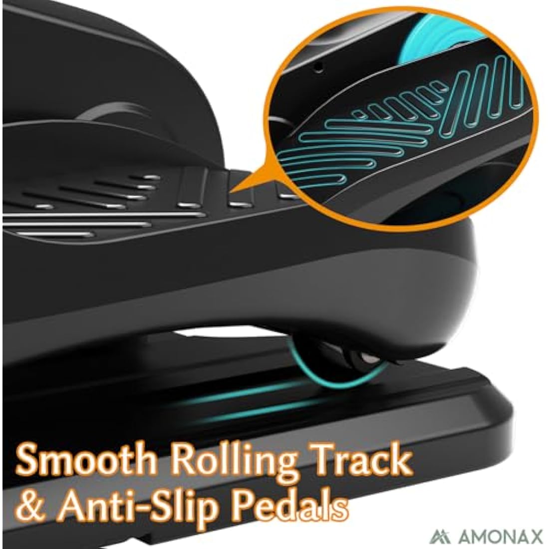 Amonax Electric Seated Pedal Exerciser – Under Desk Elliptical Machine