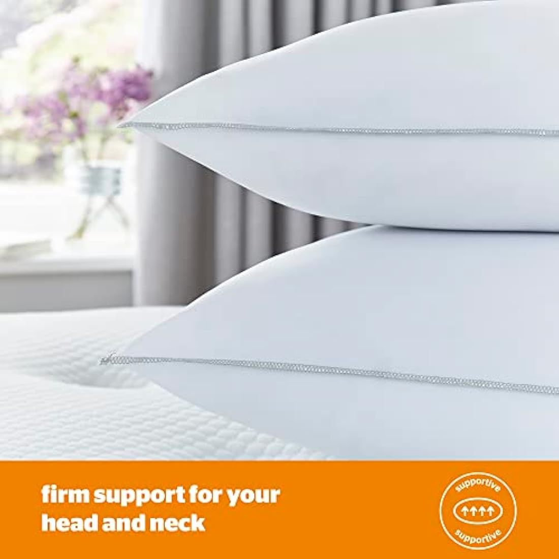 Silentnight Firm Support Orthopaedic Pillows - Side Sleeper 2 Pack
