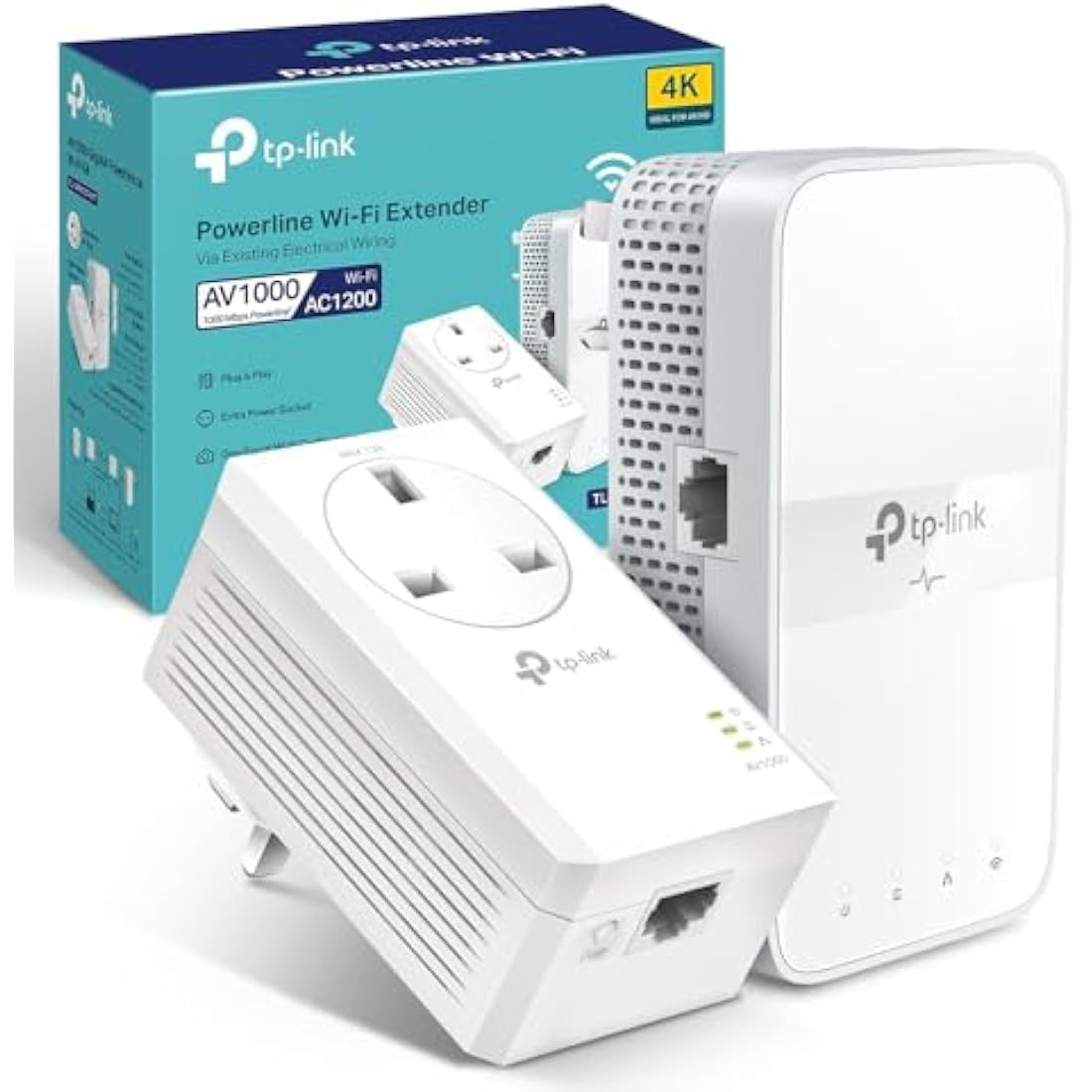 TP-Link AV1000 Powerline WiFi Extender Kit – AC1200 Gigabit Ethernet
