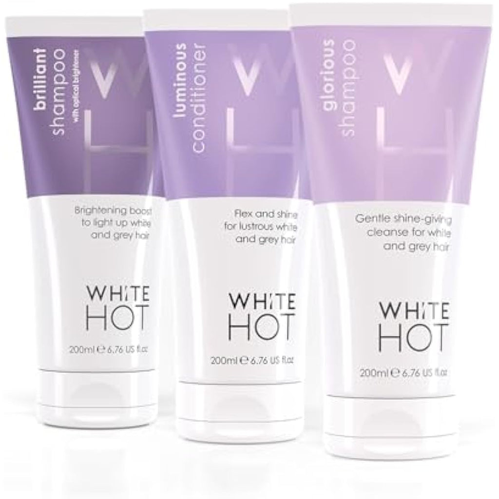 White Hot Cleanse & Condition Trio | Brightening Purple Shampoo & Conditioner