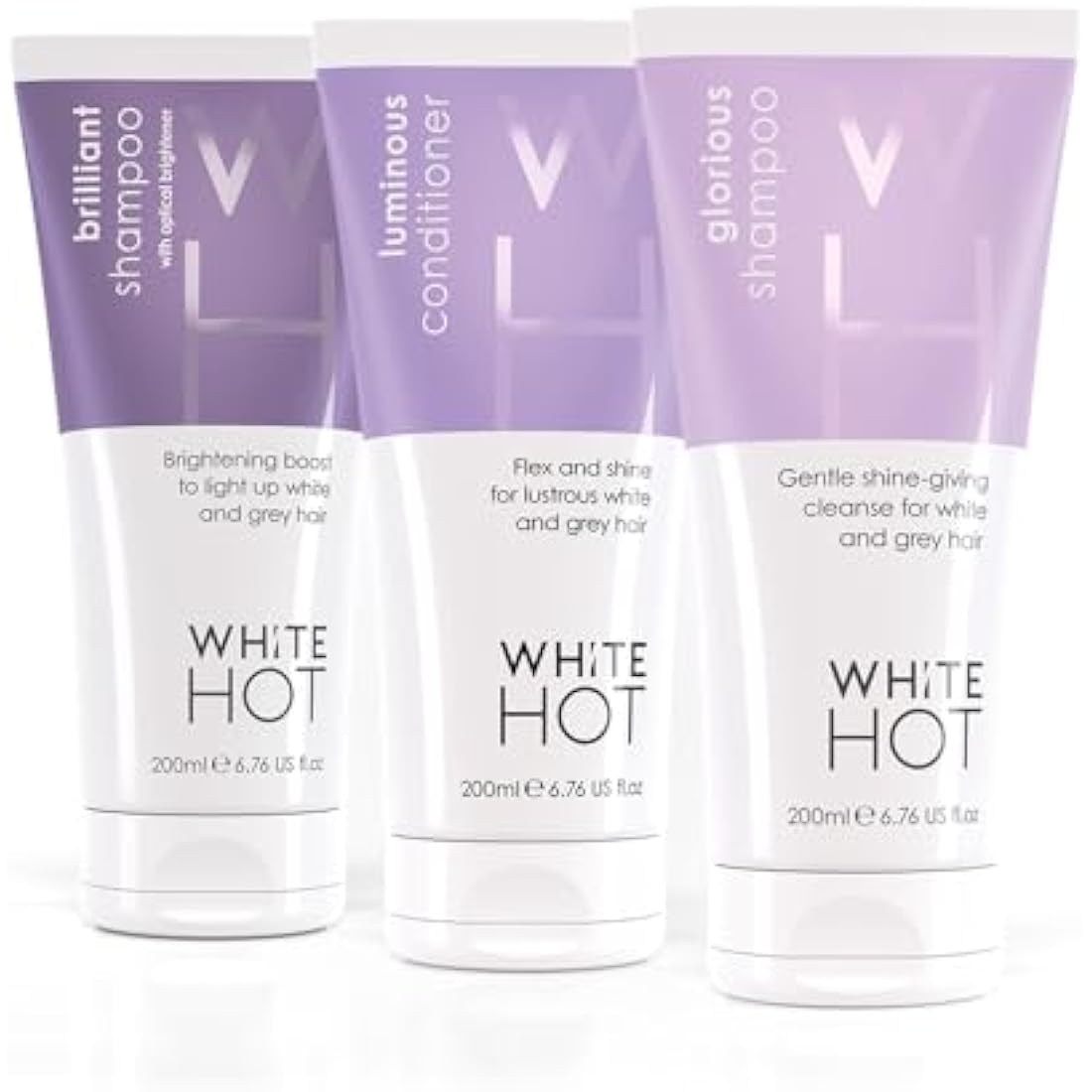 White Hot Cleanse & Condition Trio | Brightening Purple Shampoo & Conditioner