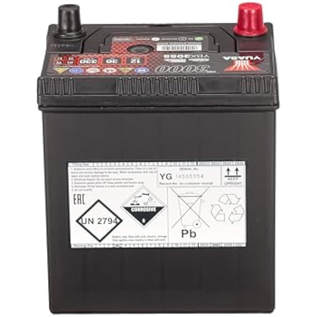 Yuasa YBX3055 12V 36Ah 330CCA Maintenance Free Car Battery