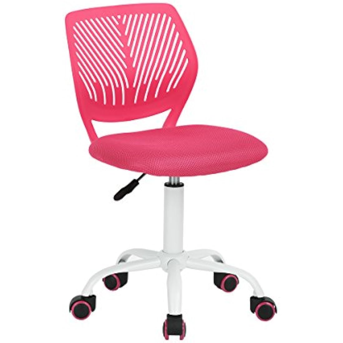 Homy Casa Pink Ergonomic Swivel Desk Chair - Adjustable Task Chair