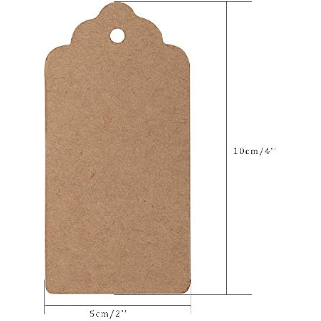 Kraft Paper Gift Tags – 200PCS Large Brown Blank Labels