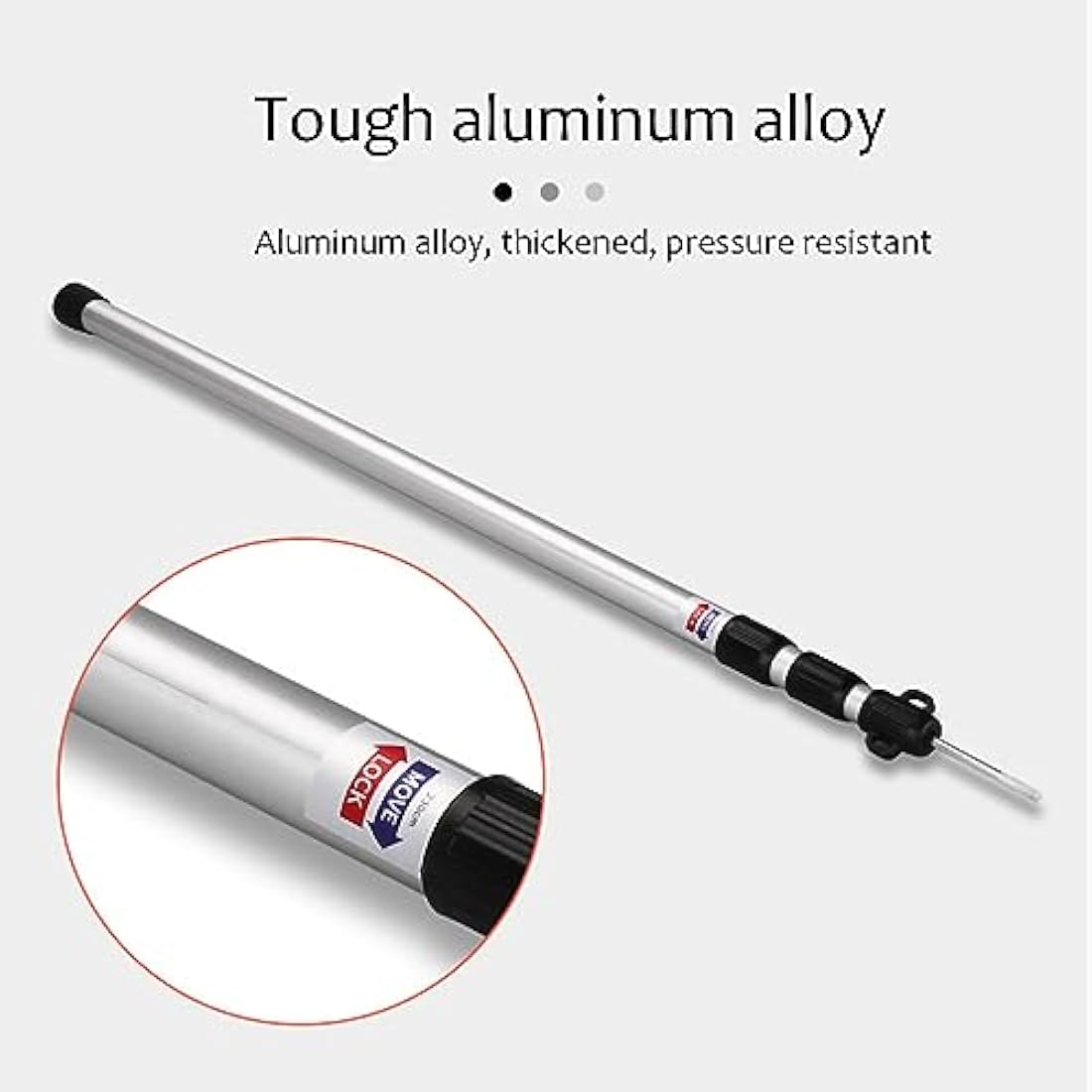 Telescopic Aluminum Tent Poles | 95-234cm Awning Support