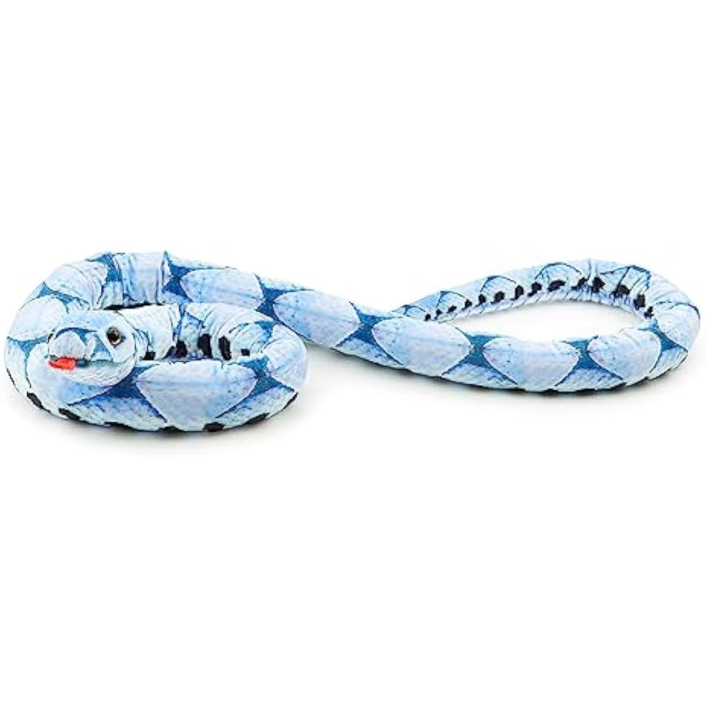 Zappi Co Blue Beauty Snake Plush Toy – 180cm Realistic Stuffed Animal