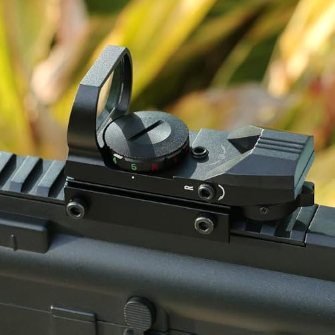 Feyachi Red Dot Reflex Sight – 4 Reticle Styles for Picatinny Rail
