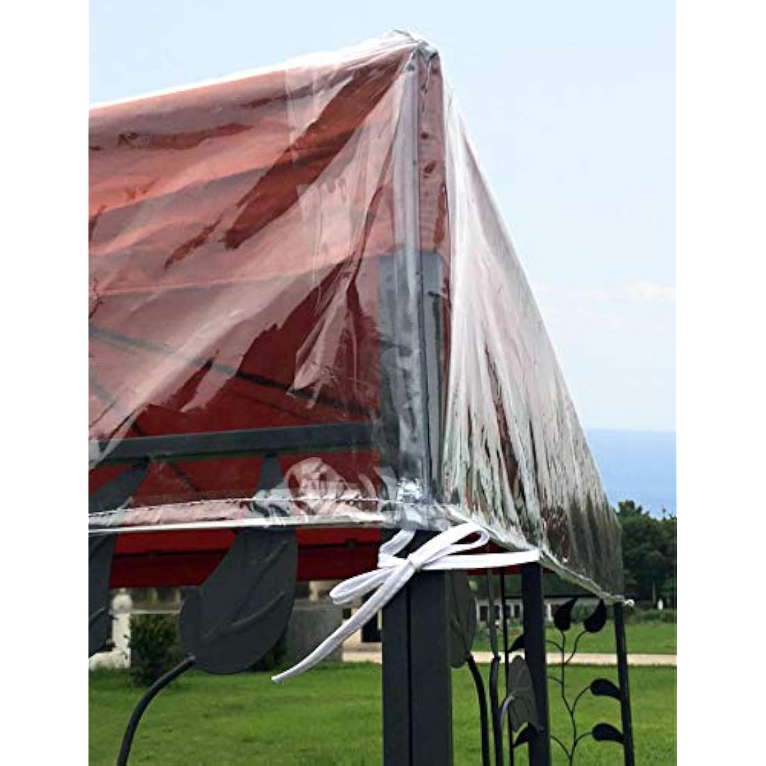 Gazebo Protective Cover – 3x3m Waterproof Transparent PVC