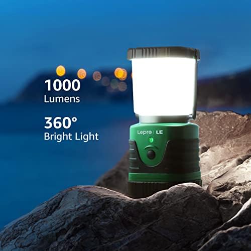 LE Rechargeable Camping Lantern | 1000LM Dimmable Light & Power Bank