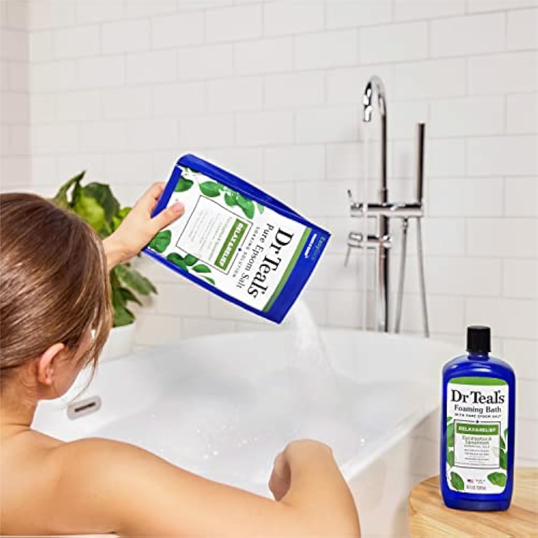 Dr Teal's Epsom Salt Soaking Solution – Eucalyptus & Spearmint, 3lb