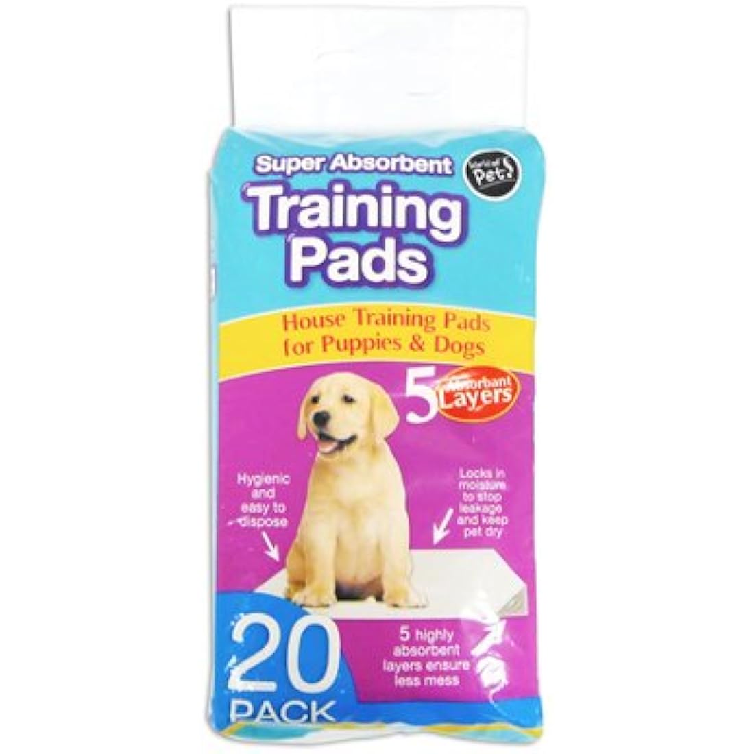 Jolof Store Puppy Training Pads – 20 Pack Super Absorbent 60x45cm