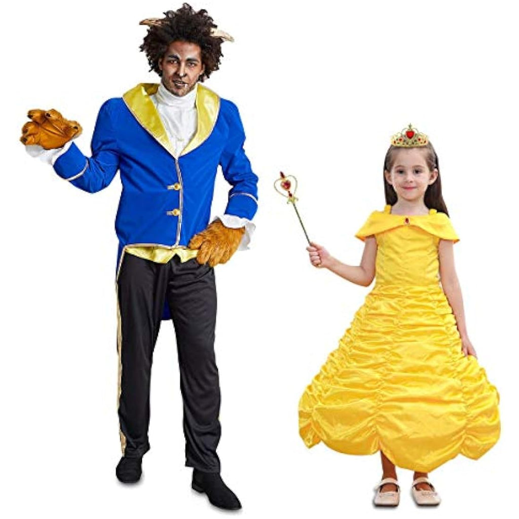 Jolof Store Princess Belle Costume – 9-Piece Yellow Party Dress Set