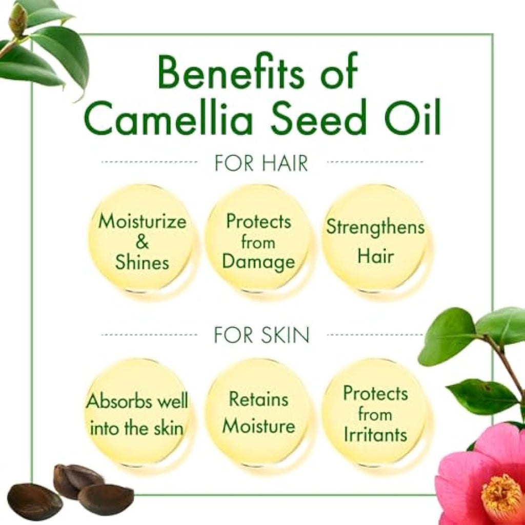 Oshima Tsubaki Camellia Hair and Skin Oil - 100% Natural Japan - 60ml