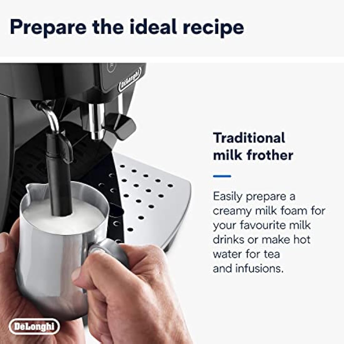 De'Longhi Magnifica Start Bean to Cup Coffee Machine - Black ECAM222.20.B