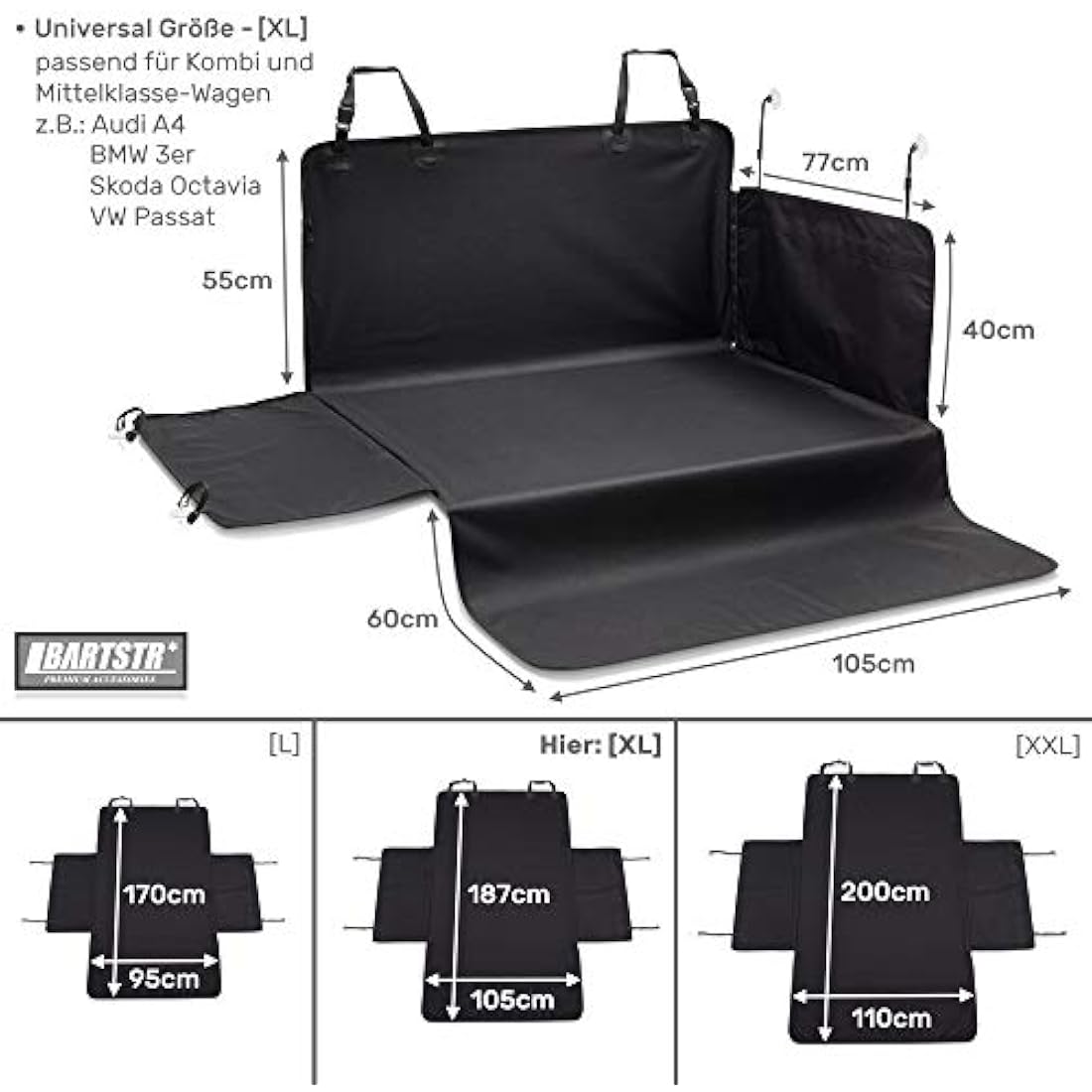 Jolof Store Car Boot Protector Dog Mat - Waterproof Bumper Protection