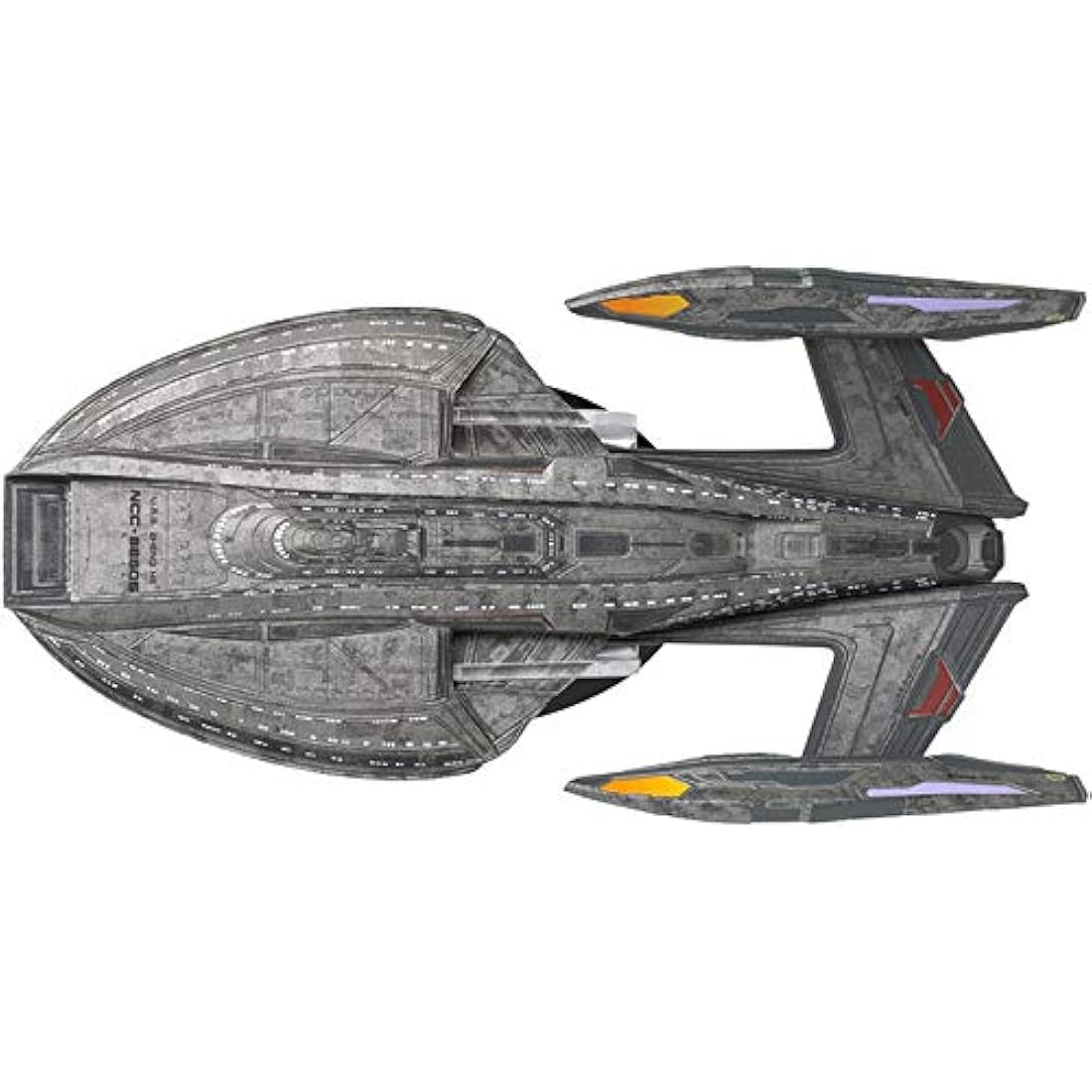 Eaglemoss Star Trek U.S.S. Zheng He Die-Cast Model Ship with Magazine