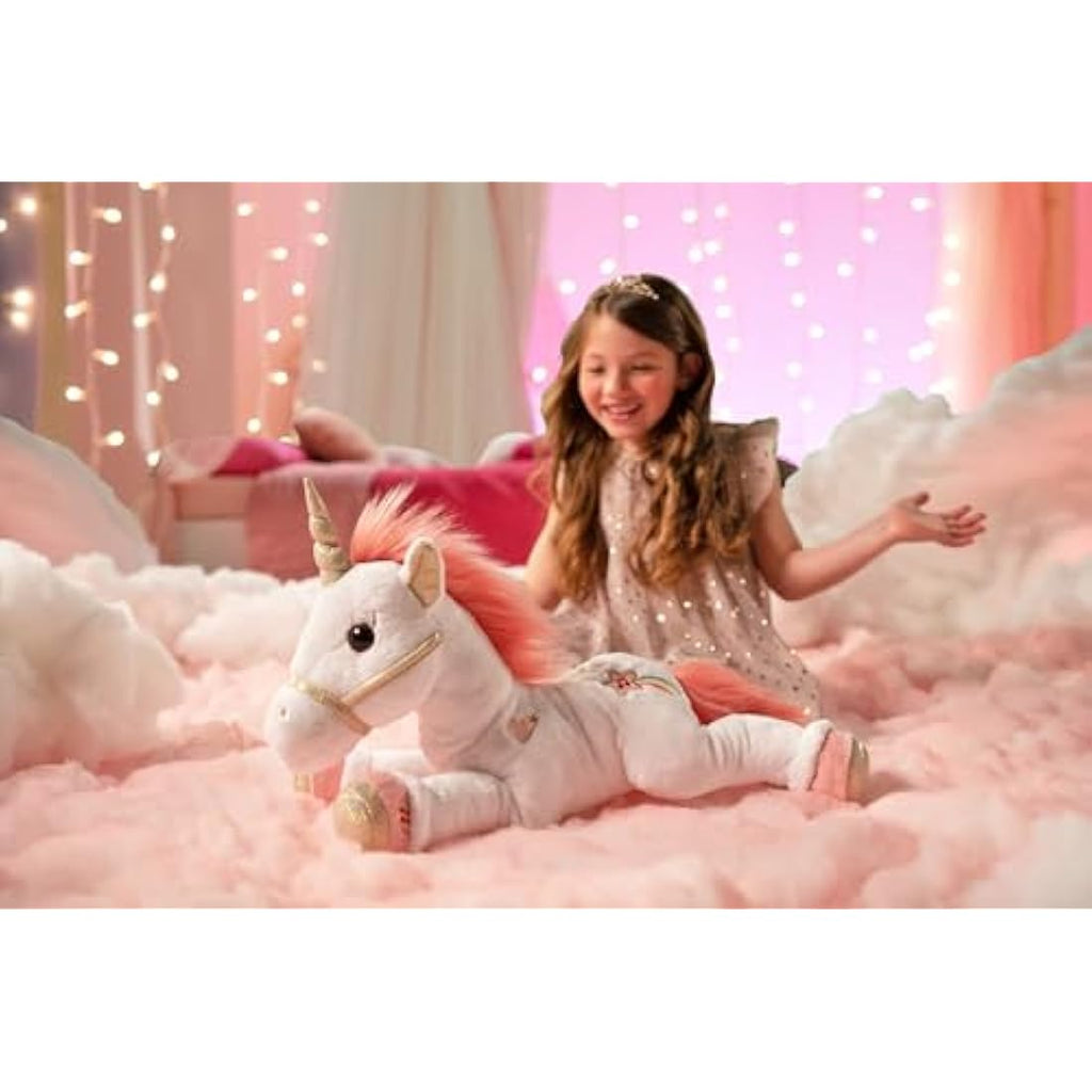 Gipsy Lica Bella Light-Up Musical Plush Unicorn - White Cuddly Toy