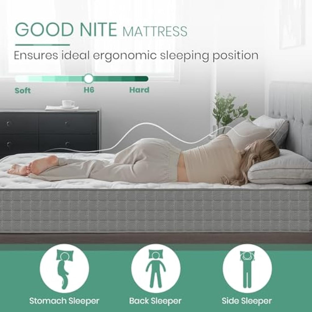Good Nite Single Hybrid Mattress – Memory Foam & Orthopaedic Support