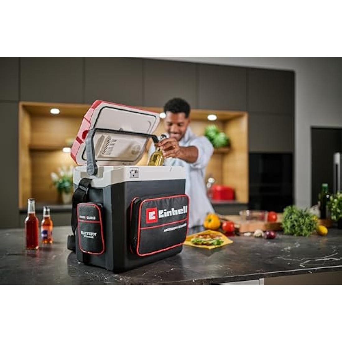 Einhell TE-COL 18/27 Li-Solo 27L Hybrid Cool Box | 18V, 12V & 230V