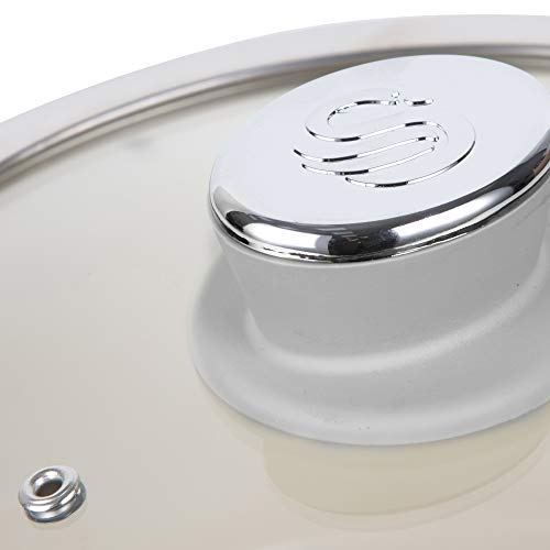 Swan Retro 5 Piece Non-Stick Ceramic Aluminium Pan Set – Grey