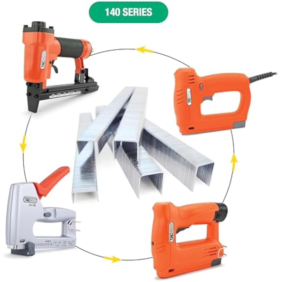 Tacwise A54 Heavy Duty Hammer Tacker | All-Metal with 2000 Staples