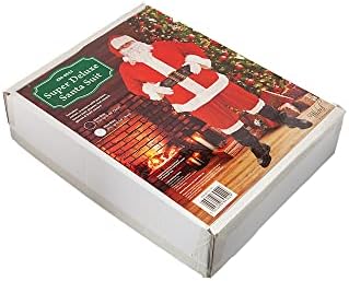 Santa Suit Deluxe 8pc Christmas Costume by Wicked Costumes |