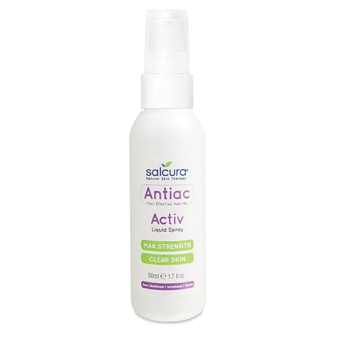Salcura Antiac Activ Liquid Spray – Natural Acne Treatment for Face & Body