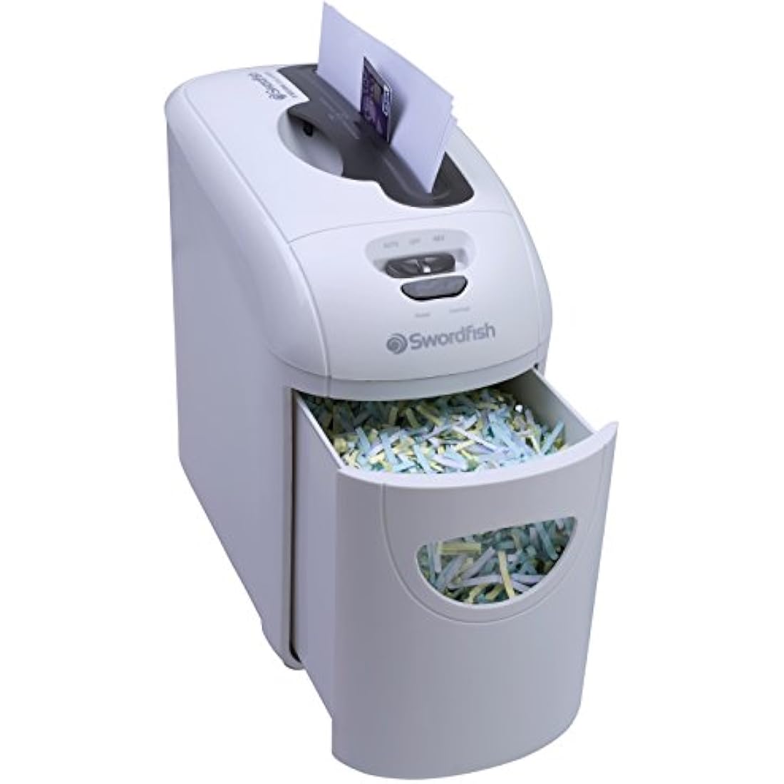 Swordfish X-Securia 800XC 8-Sheet Cross-Cut Paper Shredder – White