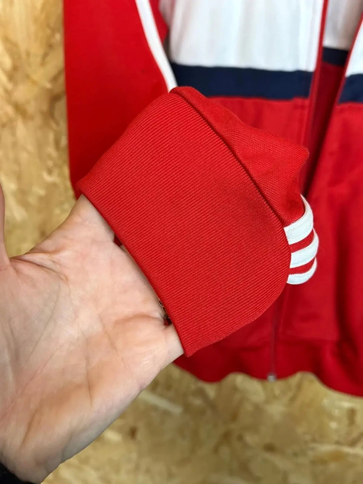 Vintage Adidas Originals Tracksuit Top Bayern Munchen Football Medium #200