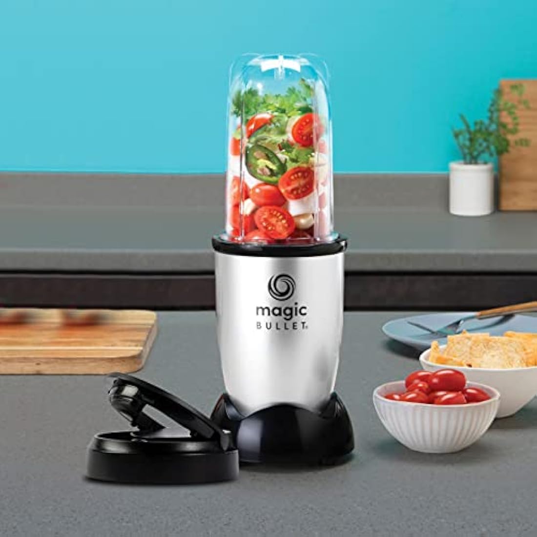 NutriBullet Magic Bullet 4-Piece Starter Kit – Compact Blender & Processor