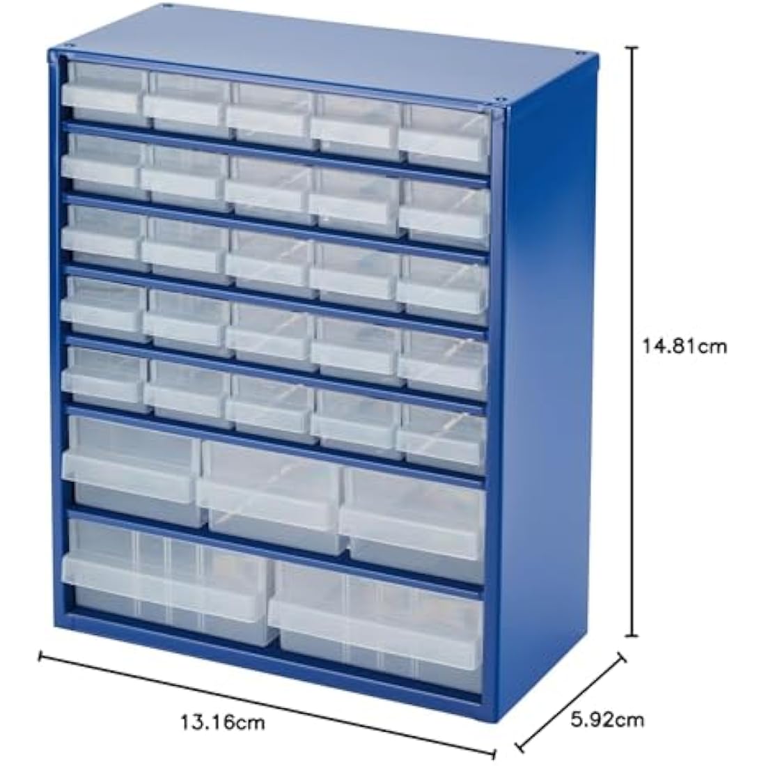Draper 30 Compartment Steel Storage Cabinet | Multi-Drawer Organiser