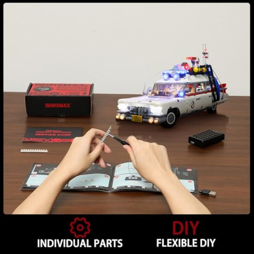 Briksmax LED Lighting Kit for LEGO Ghostbusters ECTO-1 10274 Model
