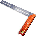 Presch 350mm Try Square – Precision Woodworking Square with Level