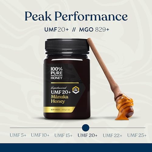 Jolof Store Raw Manuka Honey UMF 20+ MGO 829+ New Zealand - 250g