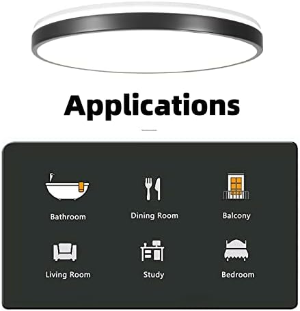 Horevo 24W Bluetooth Ceiling Light with Speaker | Dimmable RGB LED