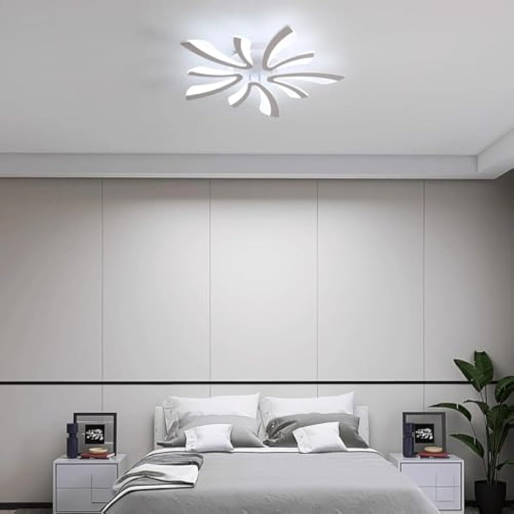 Comely Modern LED Ceiling Light | 50W 6500K Flush Mount Acrylic Lamp